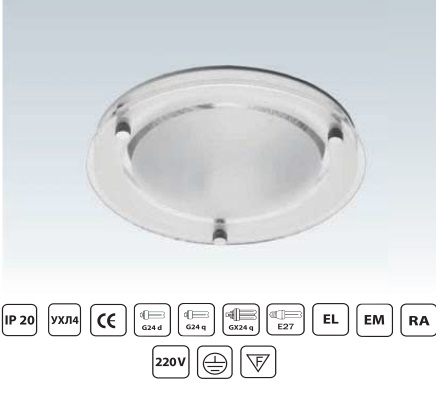 TLDS08 21Вт 2200Лм 3000К 90Ra IP65 Светильник TLDS08 21Вт 2200Лм 3000К 90Ra IP65